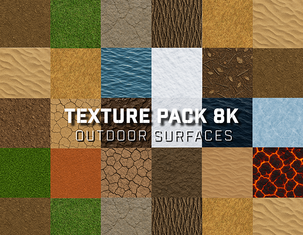 8K Outdoor Surfaces Pack